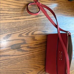 Kate Sade Red Crossbody